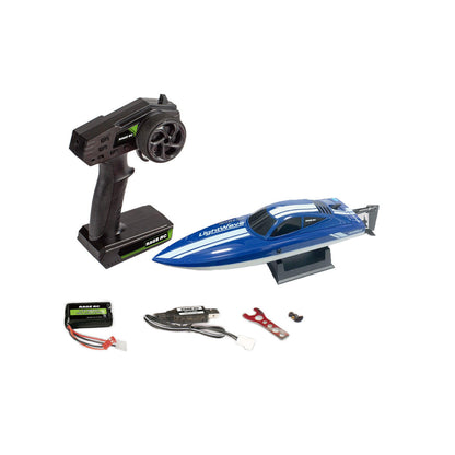 Image of LightWave Electric Micro RTR Boat; Blue