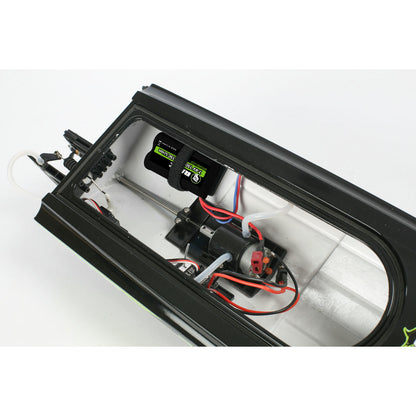 Rage RC B1200 Black Marlin Ready To Float Radio Control Power Boat