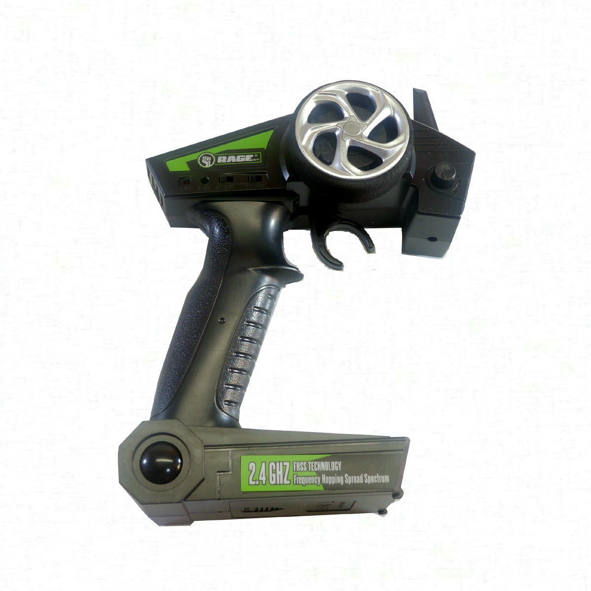 Image of 2.4Ghz 2-Channel Auto-Bind Transmitter: Black Marlin BL,
