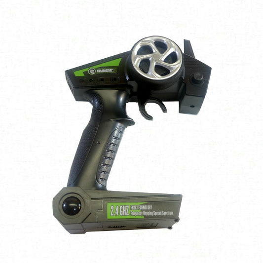 Image of 2.4Ghz 2-Channel Auto-Bind Transmitter: Black Marlin BL,