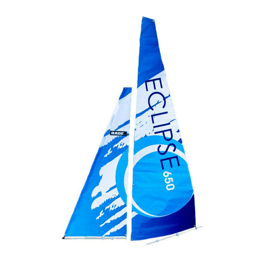 Image of Rage R/C Elicpse 650 Sailboat Printed Main/Jib Sail Set RGRB1337