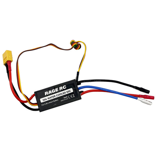 Image of 30A Water-Cooled BL ESC w/Reverse (XT60); BM EX BL