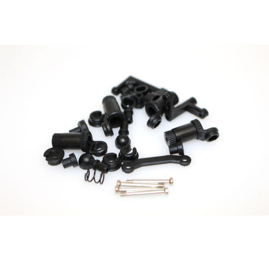 Image of Shock & Steering Assemblies; Mini Trek