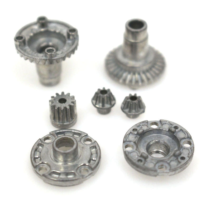 Image of Diff Case Housing, Drive Gears & Motor Pinion; Mini Trek