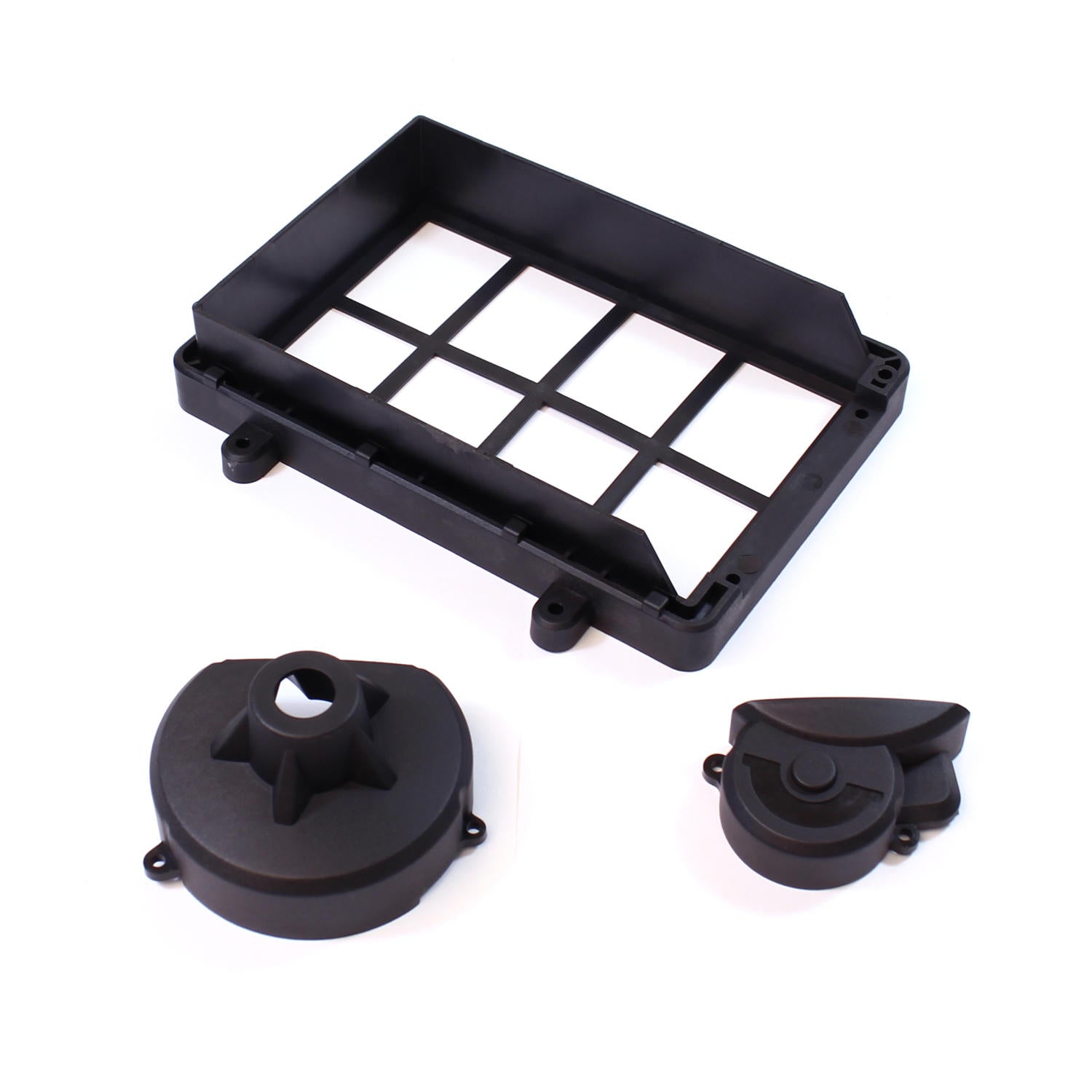 Image of Battery Compartment/Spur Gear Cover Set: RZX