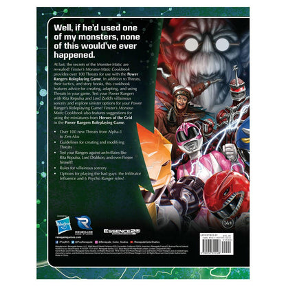 Image of Power Rangers Roleplaying Game: Finster's Monster-Matic Cookbook Renegade Games