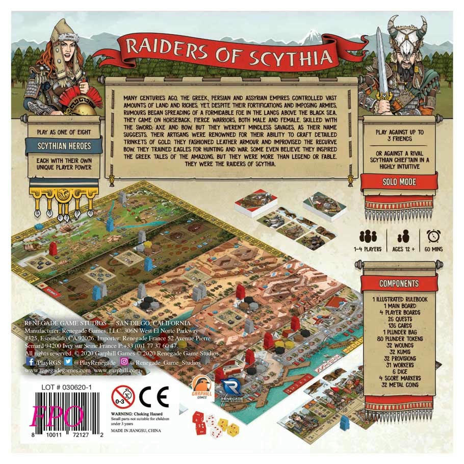 Image of Raiders of Scythia Board Game by Renegade Games RGS02139
