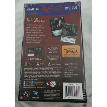 Image of Vampire The Masquerade: Rivals Card Game The Heart of Europe Expansion RGS02327