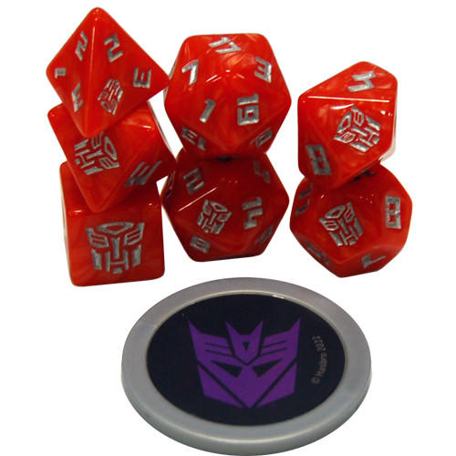 Image of Transformers: RPG - Dice Set (8)