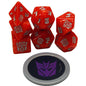 Image of Transformers: RPG - Dice Set (8)