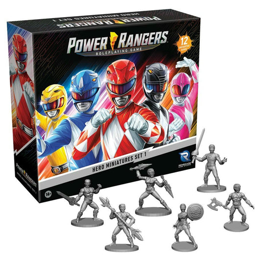 Image of Power Rangers Roleplaying Game Hero Miniatures Set 1 Renegade Games RGS02409