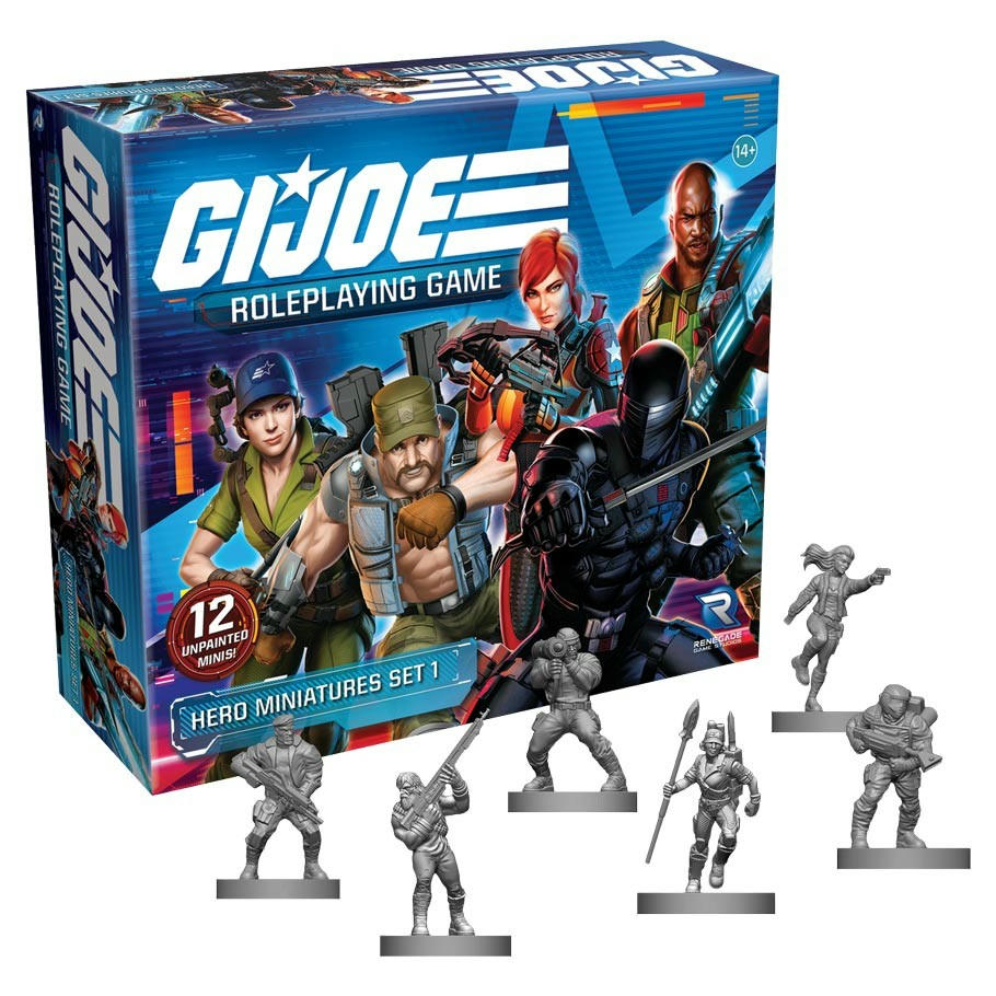 Image of G.I. Joe Roleplaying Game Hero Miniatures Set 1 Renegade Games RGS02412GI