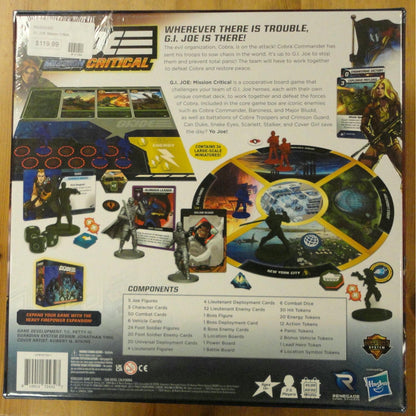 Image of G.I. Joe: Mission Critical Board Game by Renegade Games RGS02432 GI