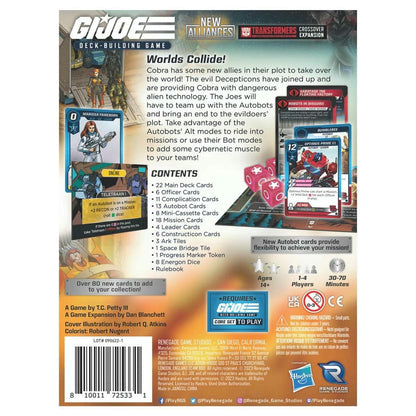 Image of G.I. Joe Deck Building Game: New Alliances/Transformers Expansion RGS02533 GI