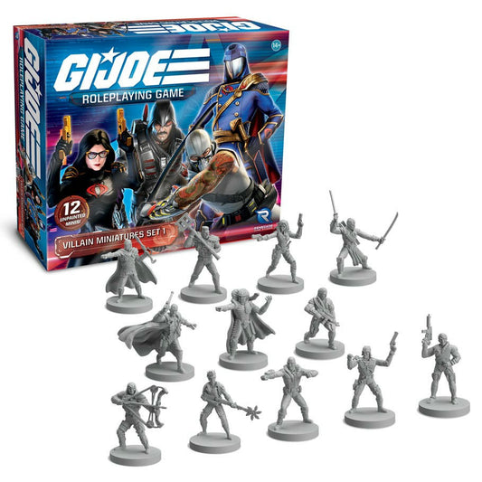 Image of G.I. Joe Roleplaying Game Villain Miniatures Set 1 Renegade Games RGS02570 GI