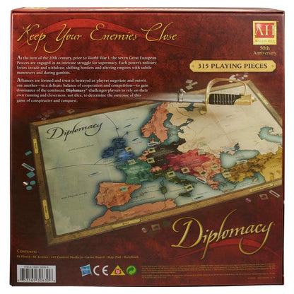 Image of Diplomacy game of international intrigue by Hasbro/Renegade Games
