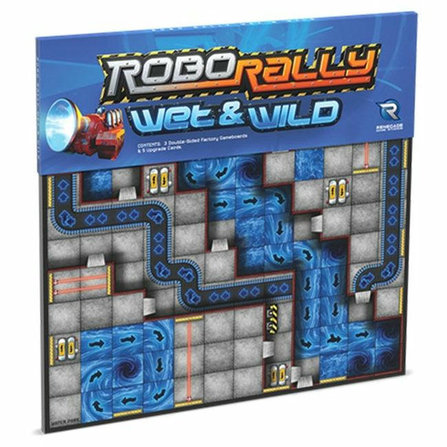 Image of Robo Rally Board Game: Wet & Wild Expansion by Renegade Games Roborally