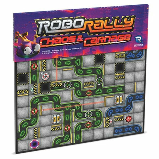 Image of Robo Rally Board Game: Chaos & Carnage Expansion by Renegade Games Roborally