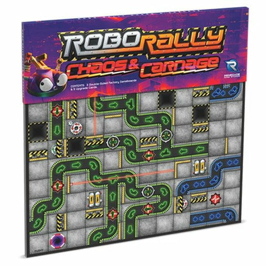Image of Robo Rally Board Game: Chaos & Carnage Expansion by Renegade Games Roborally