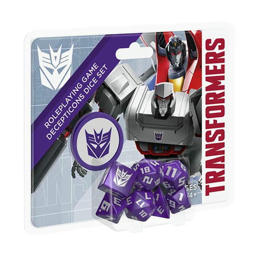 Image of Transformers Roleplaying Game RPG Decepticons Premium Dice Set RGS02634