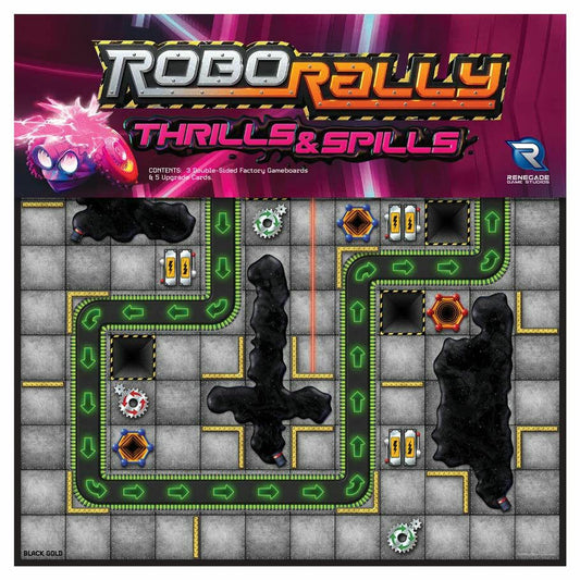 Image of Robo Rally Board Game: Thrills & Spills Expansion by Renegade Games Roborally