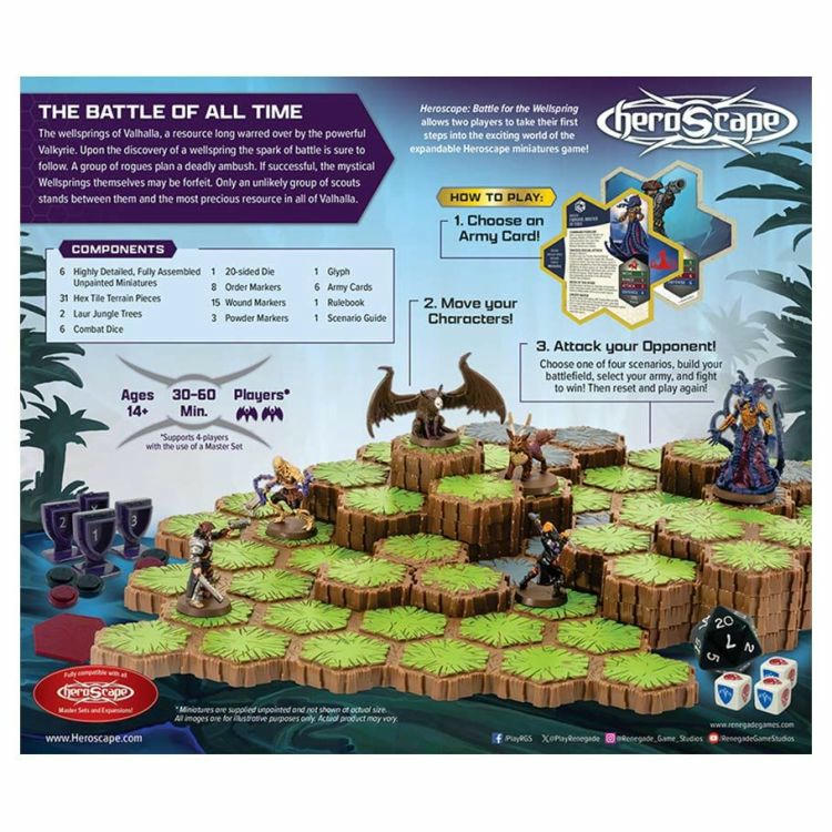 Image of Heroscape: Age of Annihilation Battle for the Wellspring 2-player Battle Box