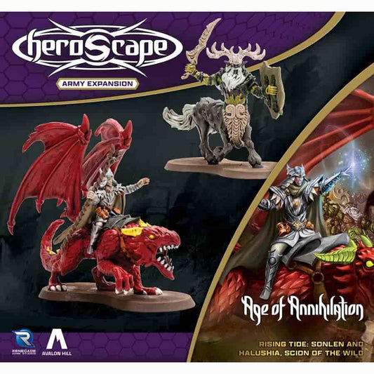 Heroscape: Rising Tide: Sonlen and Halushia, Scion of the Wild Army Expansion