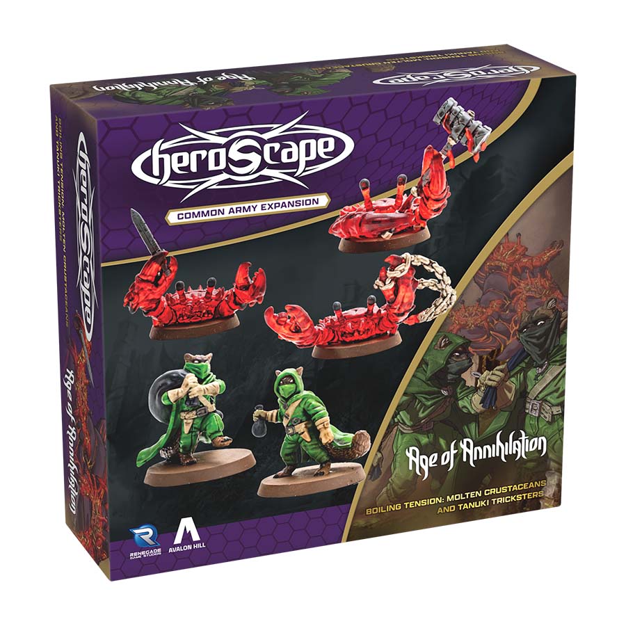 Heroscape: Molten Crustaceans & Tanuki Tricksters Army Expansion
