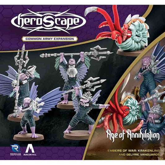 Heroscape: Krakenling & Gelyrie Vanguards Army Expansion