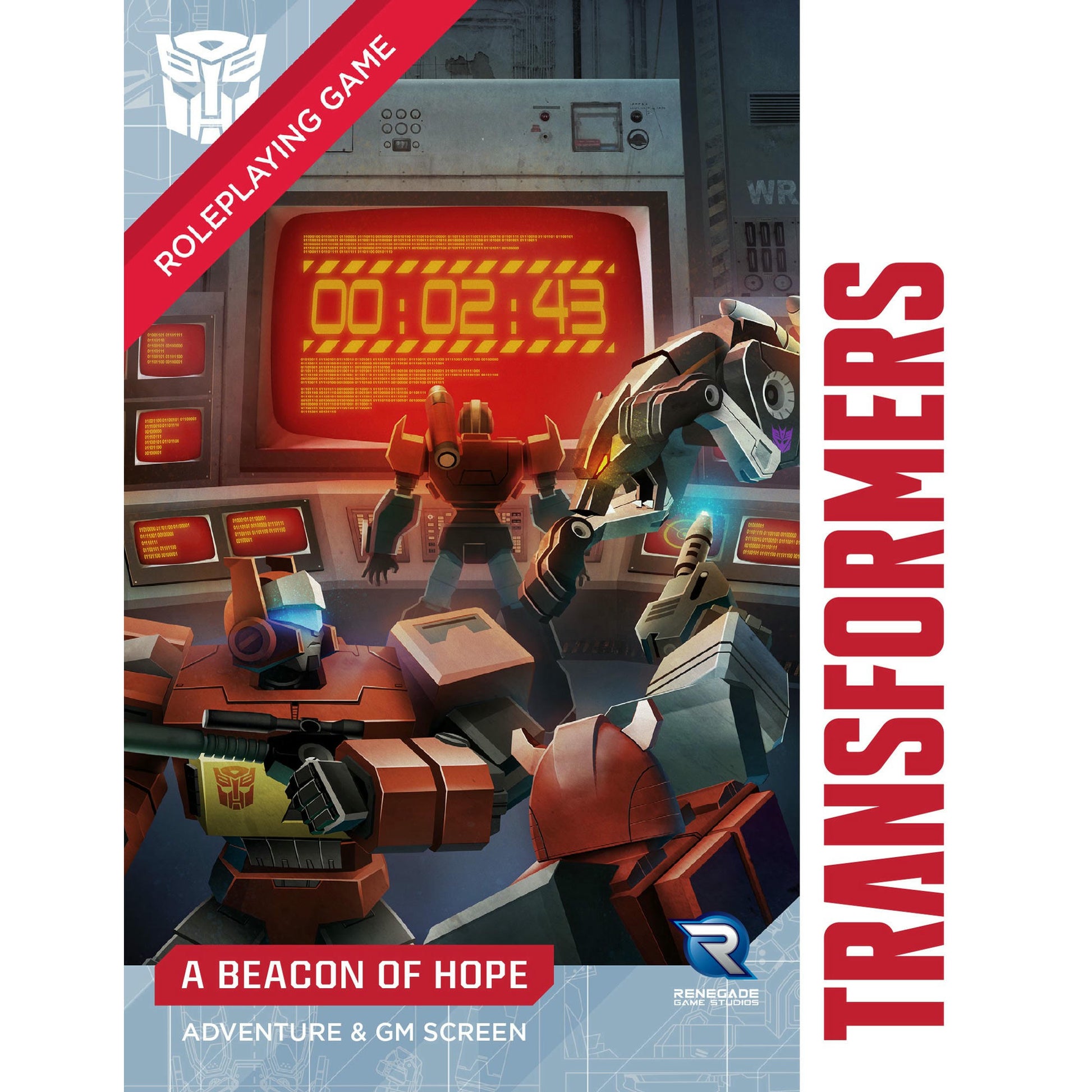 Image of Transformers RPG Roleplaying Game Beacon of Hope Adventure/GM Screen RGS09621