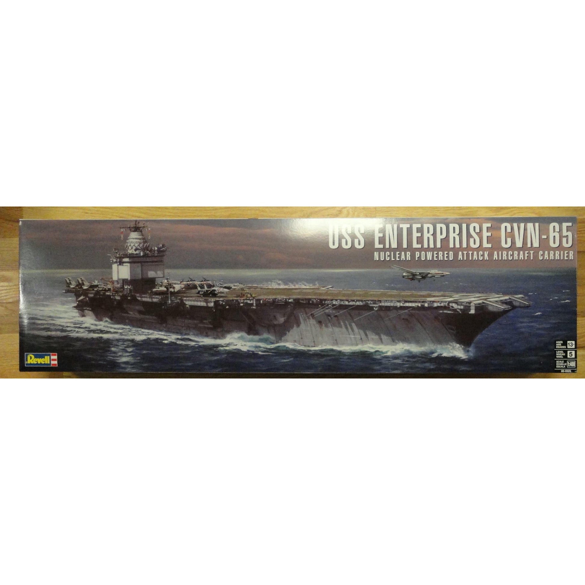 Image of U.S.S. Enterprise CVN-65 Aircraft Carrier 1:400 Ship Model Kit Revell Level 5