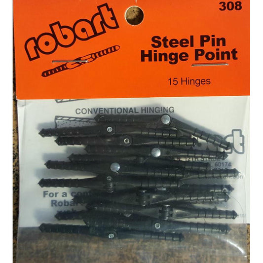 Image of Robart Steel Pin Hinge Points (15)  ROB308