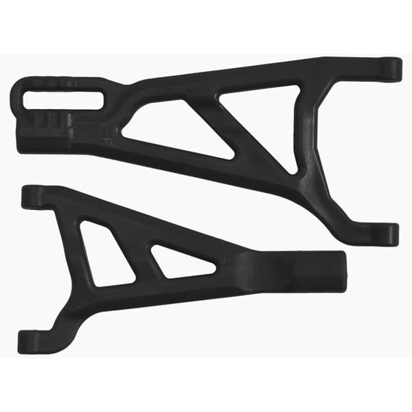 Image of Black Left Front Suspension A-Arms 70372 fits Traxxas 1/10th REVO E-REVO Summit