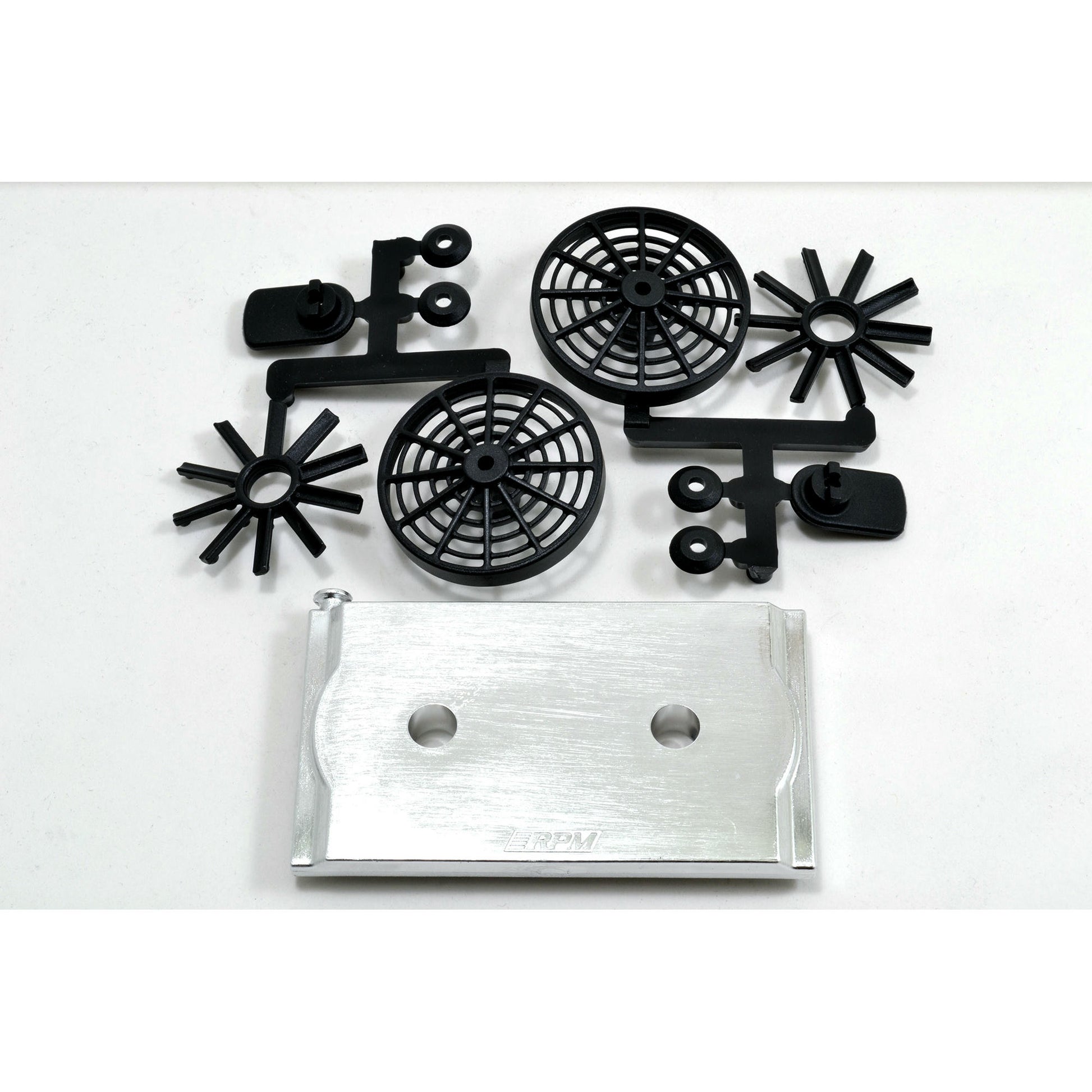 Image of 1/10th Mock Radiator & Fans for 1/10th Scale Radio Controlled Trucks RPM70780
