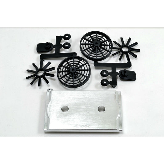 Image of 1/10th Mock Radiator & Fans for 1/10th Scale Radio Controlled Trucks RPM70780
