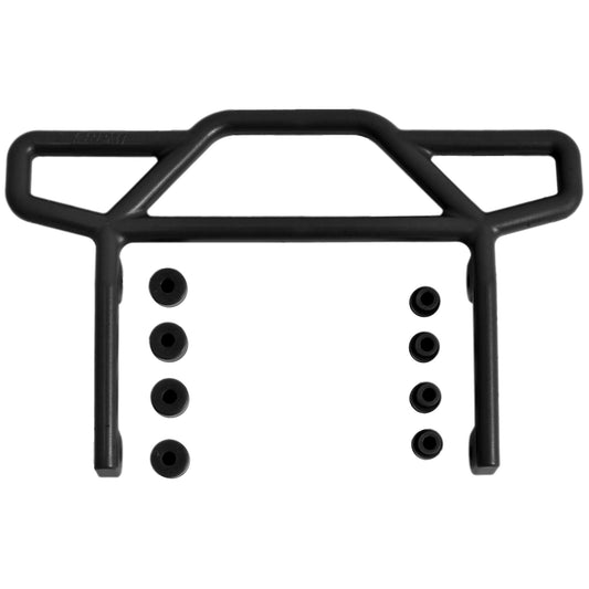 Image of Black Rear Bumper by RPM 70812 fits Traxxas Electric Stampede/Rustler 2WD 
