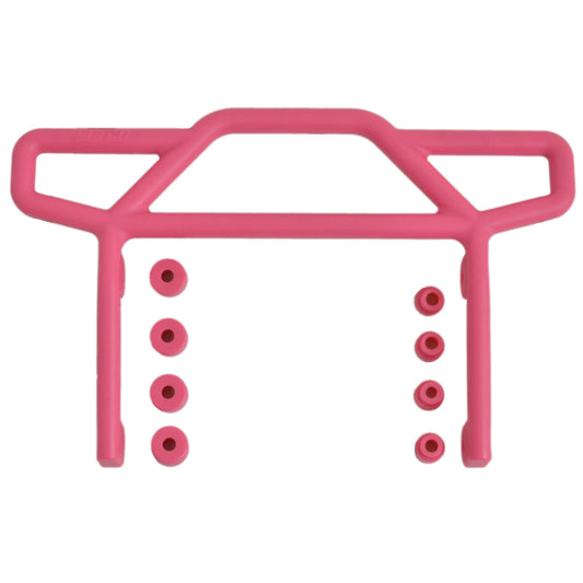 Image of Pink Rear Bumper by RPM RPM70817 fits Traxxas Electric Stampede/Rustler 2WD 