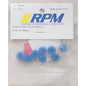 Image of RPM 8-32/4mm Blue Nylon Nuts (8pcs) RPM70845