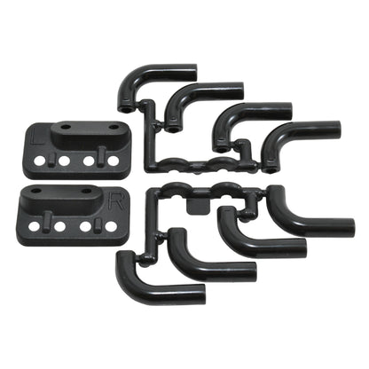 Image of Zoomies Black 1/10th Scale Mock Exhaust Tips by RPM RC Products RPM70852