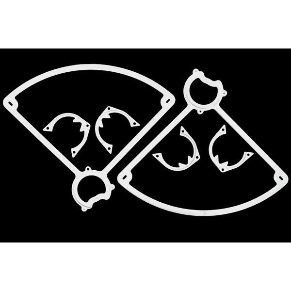 Image of RPM White Rear Prop Guards for Domida Vista & Ominus Drones RPM72101
