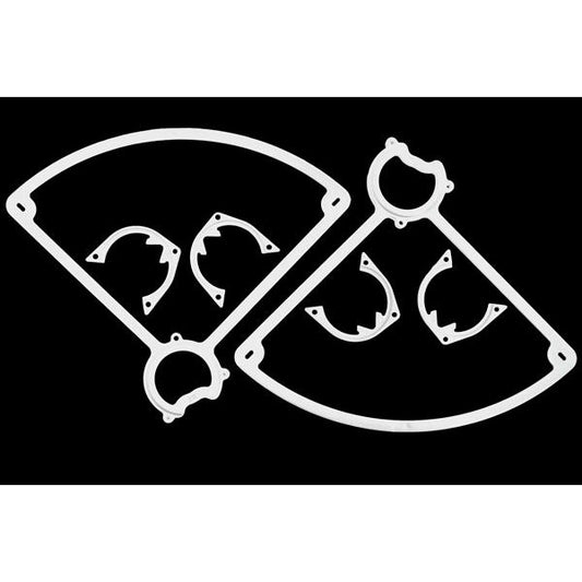 Image of RPM White Rear Prop Guards for Domida Vista & Ominus Drones RPM72101