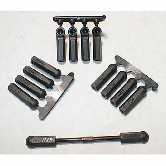 Long Shank Rod Ends Black/12