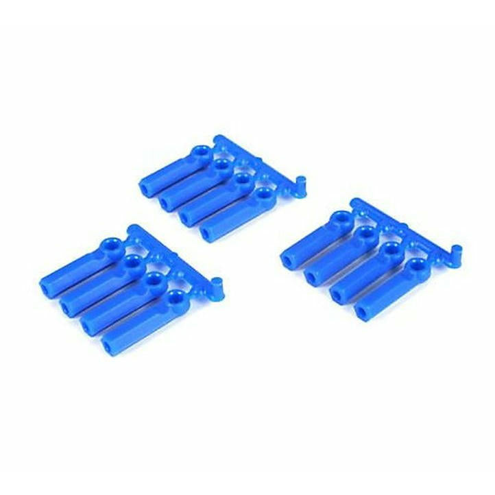 Image of RPM Heavy Duty Long Shank 4-40 Rod Ends (Blue, 12pcs) RPM73395