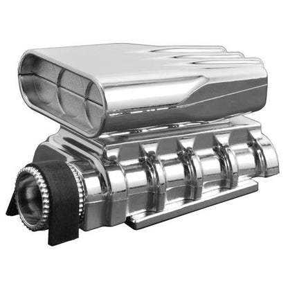 Image of Chrome Mock Intake & Blower Set for 1/8th & 1/10th Scale R/C Vehicles RPM73413