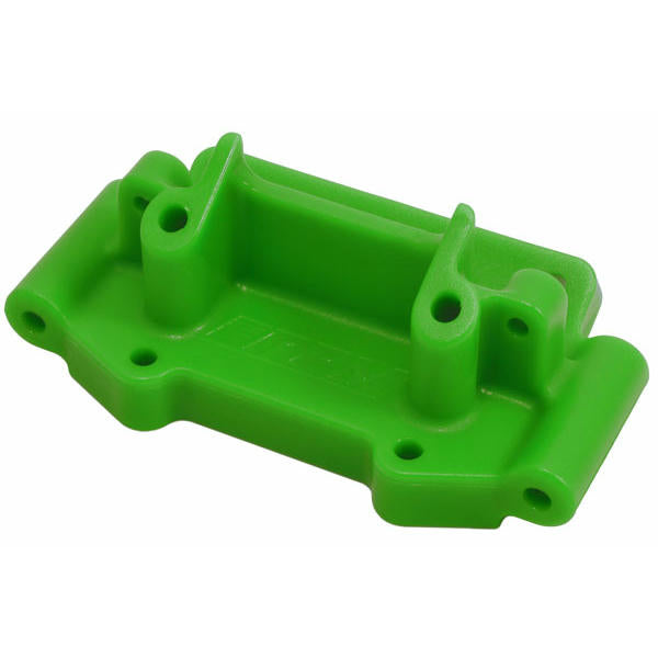 Image of Green Front Bulkhead RPM Products 73754 fits Traxxas 2WD Stampede/Rustler/Slash 