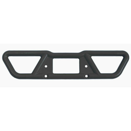 Image of Black Heavy Duty Rear Bumper RPM RC Products RPM73802 fits Traxxas T-Maxx/E-maxx