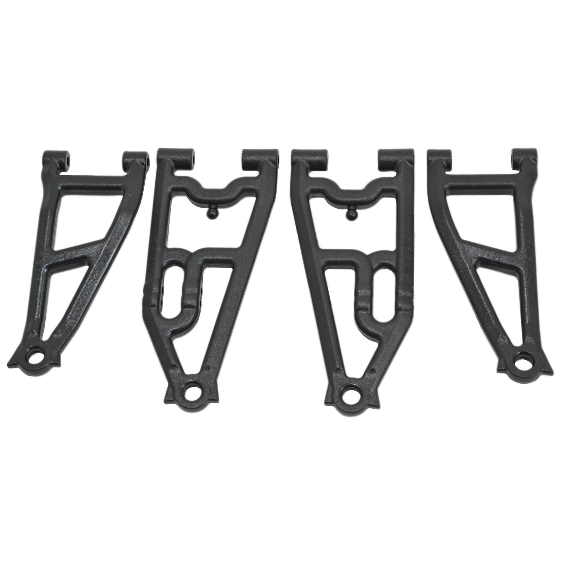 Image of RPM Heavy Duty Black Upper & Lower Suspension Arms Losi Baja Rey 234004 73882