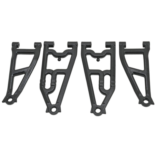 Image of RPM Heavy Duty Black Upper & Lower Suspension Arms Losi Baja Rey 234004 73882