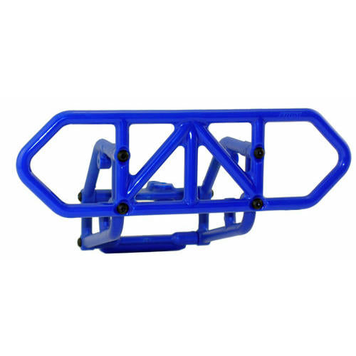 Image of Traxxas Slash 4x4 Blue Rear Bumper by RPM RPM80125