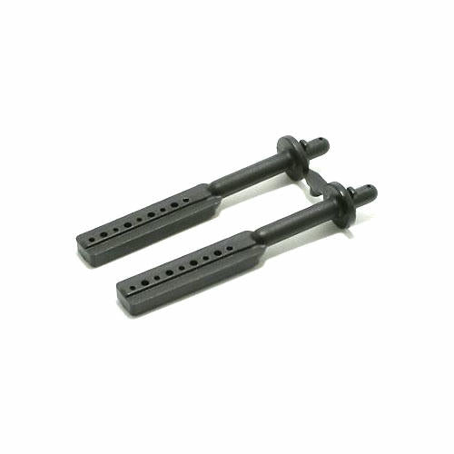 Image of Black Long body Mounts by RPM RPM80172 fits Traxxas T-Maxx 